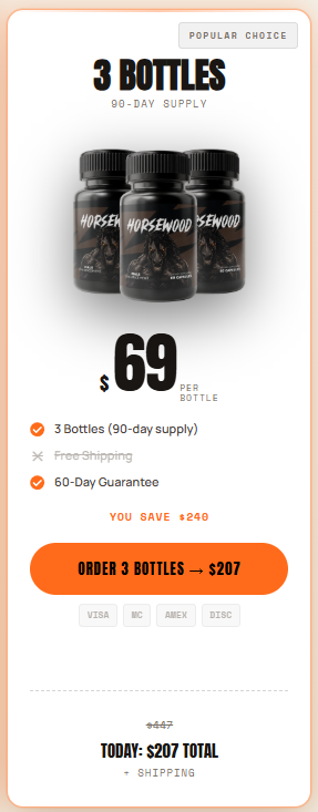 Buy HorseWood 3 Bottle